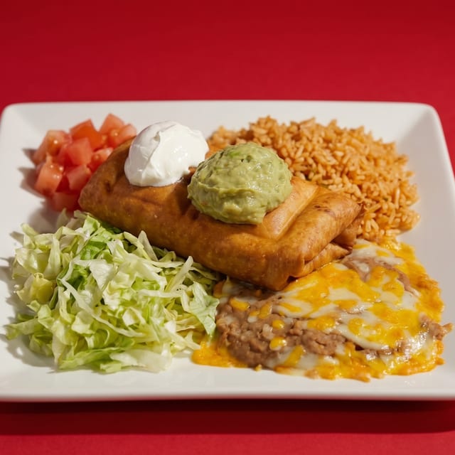 Chimichanga Dinner.